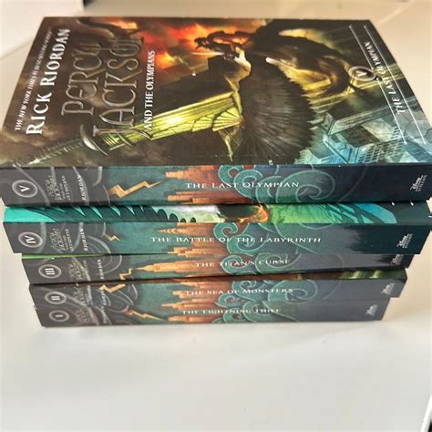 Percy Jackson And The Olympians 5 Book Paperback Boxed Set New Covers