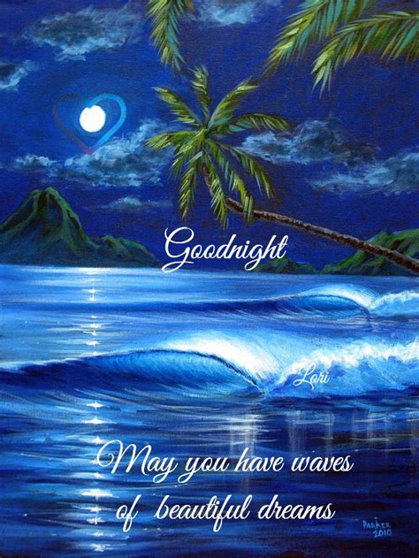 Good Night Beach At Night Good Night Blessings Good Night Prayer