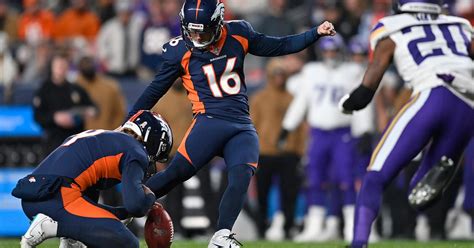 Denver Broncos Kicker Wil Lutz Named Afc Special Teams Player Of The