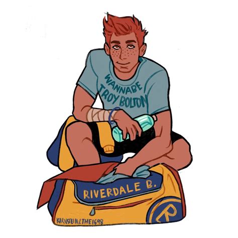 Some after-football Archie riverdale fan art