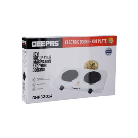 Geepas Electric Double Hot Plate Ghp Otc Lk