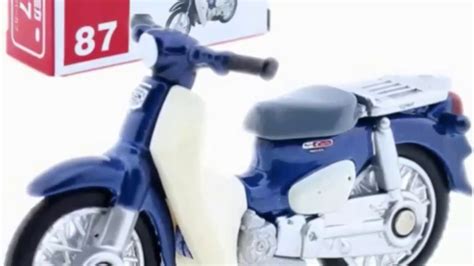 Diecast Honda Super Cub No 87 Scale 133 Motorcycle By Takara Tomy