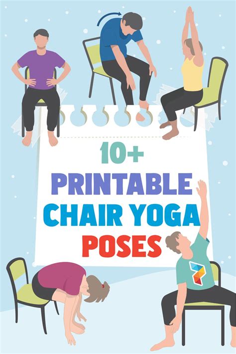 Chair Yoga Poses 10 Free PDF Printables Printablee