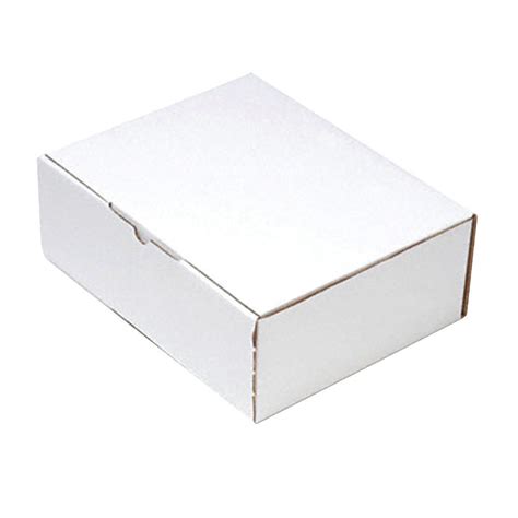 220 x 110mm White Mailing Boxes, Pack of 25 - PPAK-KING09-C