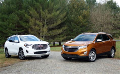 Gmc Terrain Vs Chevy Equinox Compare Crossover Suvs