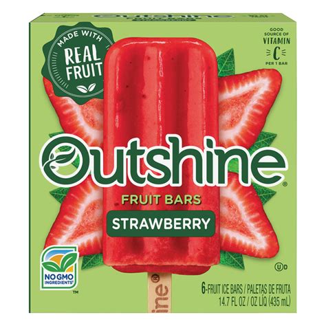 Save On Outshine Fruit Bars Strawberry 6 Ct Order Online Delivery Giant