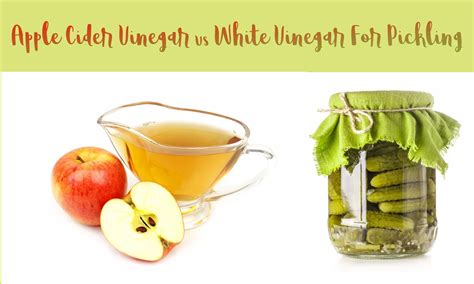 Apple Cider Vinegar Vs White Vinegar For Pickling The Ultimate Verdict The Coconut Mama