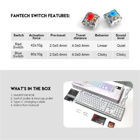 Keyboard Gaming Mechanical Maxfit Mk Hotswap Rgb Pin Beli