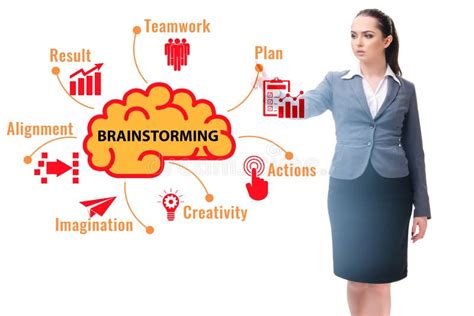 Concept Of Brainstorming As A Solution Tool Stock Photo Image Of