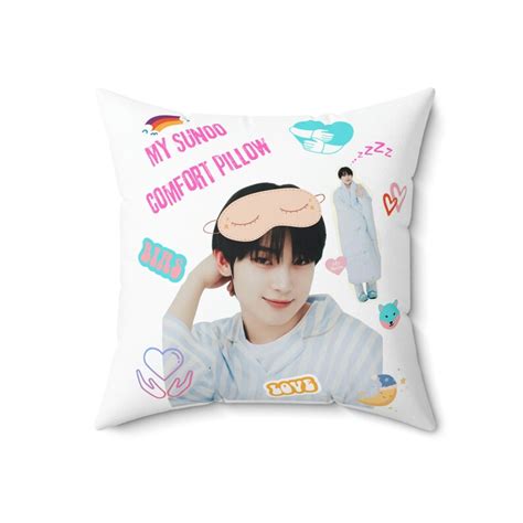 Enhypen Inspired Sunoo Square Pillow Room Decor Kpop Room Etsy