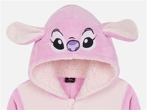 Disney Pigiama Intero Pile Bambina Pigiama Stitch Angel Minnie