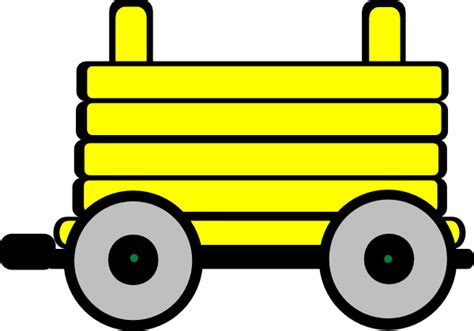 Loco Train Carriage Clip Art at Clker.com - vector clip art online ...