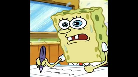 Hardstop Lucas When A Test Is Timed Spongebob Edition Vine Youtube