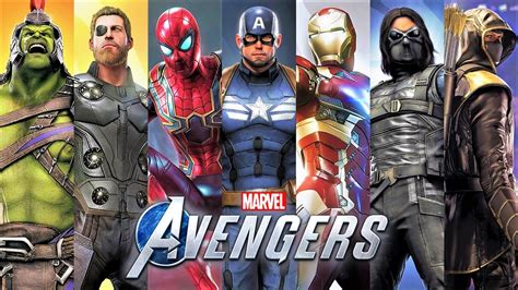 Marvel S Avengers All MCU Suits Showcase 2020 2022 4K 60FPS YouTube