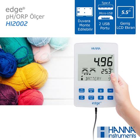 Hanna Hi2002 02 Edge® Ph Metre Lab Merkezi