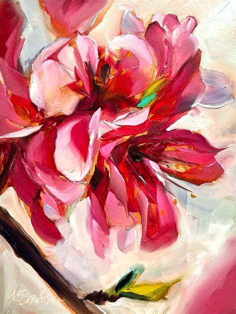 Cherry Blossoms Oil Painting Demo — Kim Smith Fine Art Contemporary