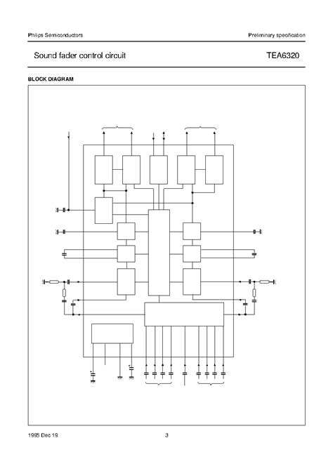 TEA6320 datasheet(3/40 Pages) PHILIPS | Sound fader control circuit