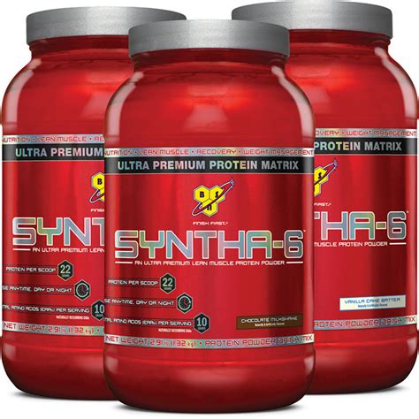 BSN Syntha 6 Ultra Premium Sustained Release Protein Powder 2 91 Lb