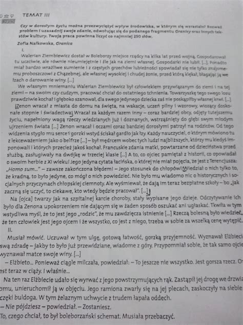 Proszę o wskazówki w napisaniu rozprawki na ten tematklasa 2 Liceum