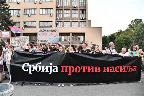 Danas Protest Srbija Protiv Nasilja Planirana Etnja Do