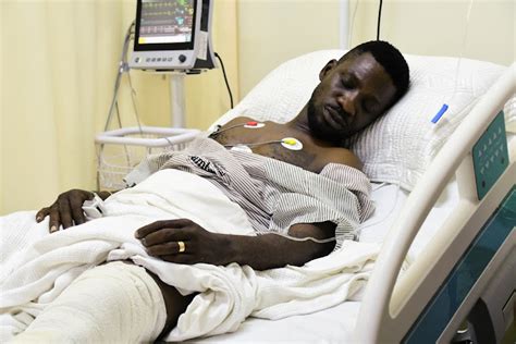 Ugandan Opposition Leader Bobi Wine Shot In Leg His Party Says