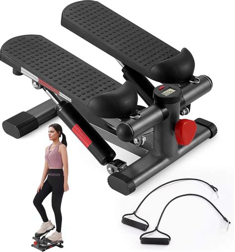 Bodioo Mini Steppers For Home Workout Exercise Stair Stepper Mute The Sound With