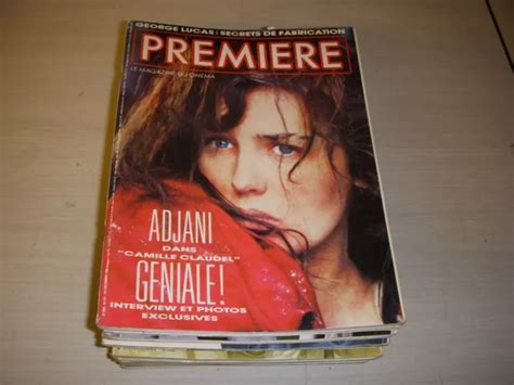 CINEMA PREMIERE 141 11 1988 Isabelle ADJANI Gérard JUGNOT SECRETS