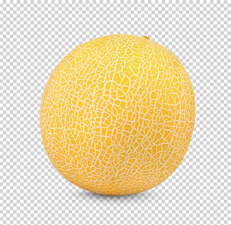 Premium Psd Fresh Cantaloupe Isolated Premium Psd