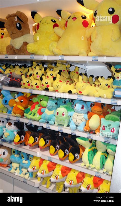 Shelves of pokemon toys, Osaka, Japan. No PR Stock Photo - Alamy