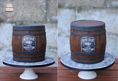 Whiskey Barrel Cake Decorated Cake By Sylwia Cakesdecor