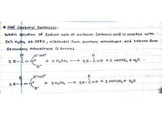 Nef Carbonyl Synthesis | PDF