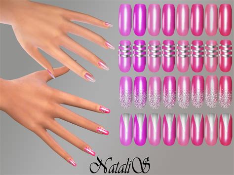 Beauty Nails Art The Sims P Sims Clove Share Asia T Ng H P