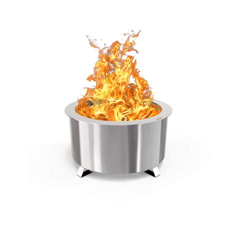 Buy BREEO Double Flame Smokeless Outdoor Fire Pit 24 Inch