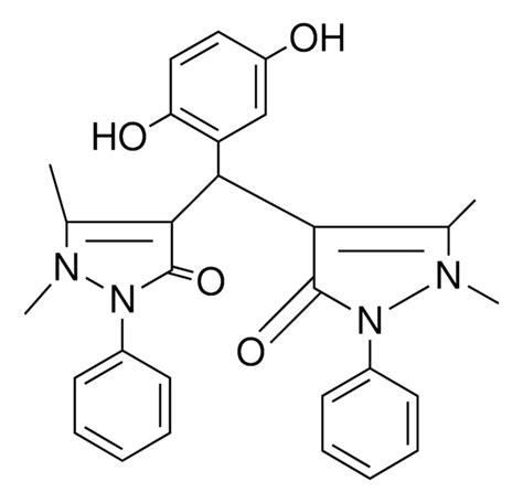 4 4 2 5 DIHYDROXYPHENYL METHYLENE BIS 1 5 DIMETHYL 2 PHENYL 1H