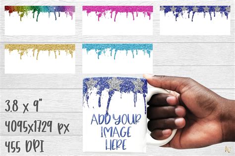 Mug Template Backgrounds For Sublimation Png Bundle 934042