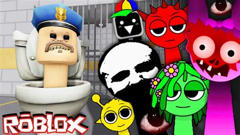 Incredibox Sprunki Escape Skibidi Toilet Barry S Prison Run In Roblox