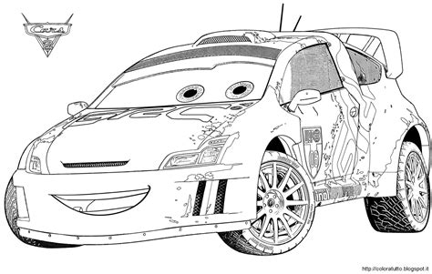 Cars 2 Disegno Da Colorare N10