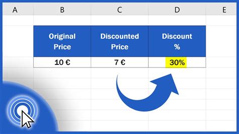 How To Calculate Discount Percentages In Excel Quick And Easy Youtube