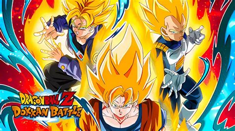 Dragon Ball Z Dokkan Battle Int Lr Ssj Goku Vegeta And Trunks Intro Ost Extended Youtube