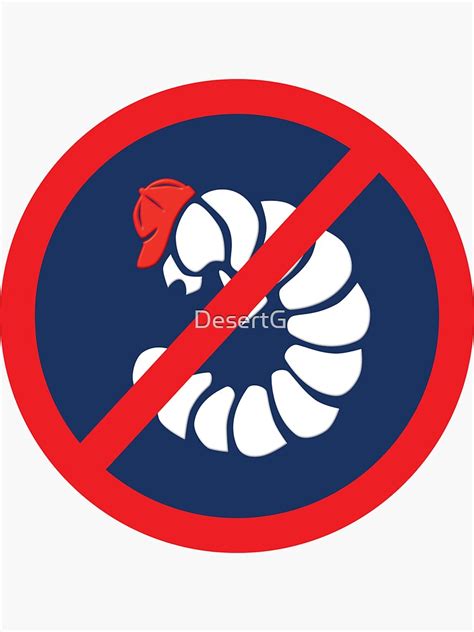 No Maggots Sticker For Sale By Desertg Redbubble