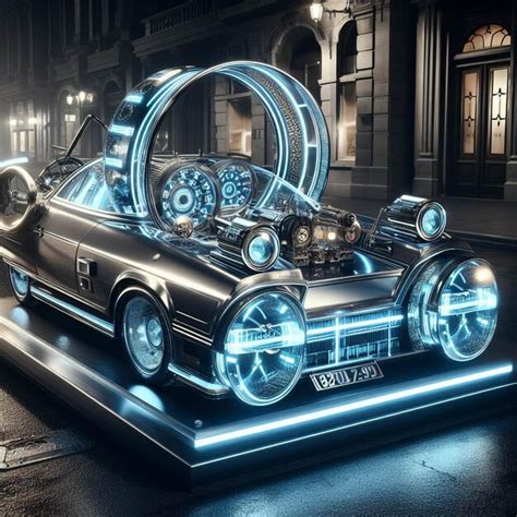 Premium AI Image | modern speed lighting car Highspeed machine ...