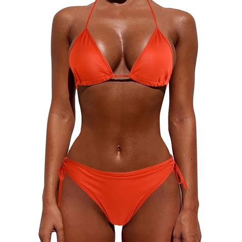 Swimsuit Women S Bikini High Waisted Tummy Control Two Piece Swimwear