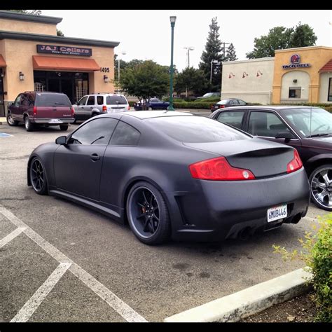 Matte black vinyl wrap! (lots of pix) - G35Driver - Infiniti G35 & G37 ...