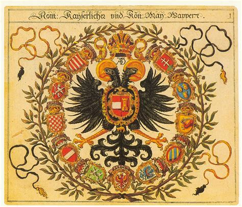 Coat Of Arms Of Holy Roman Emperor Rudolf Ii Habsburg From 1605 R