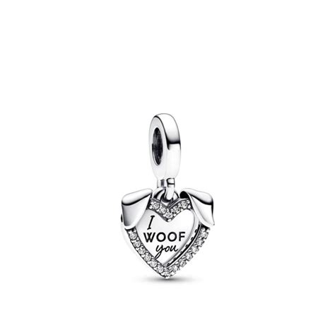 Charm Pandora Coraz N Divisible Plata Y Circonitas Joyer A Online Grau