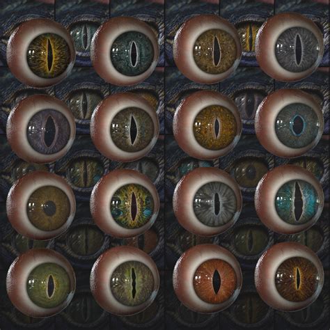 ArtStation - Creature Eyes Vol 09 - PBR | Resources