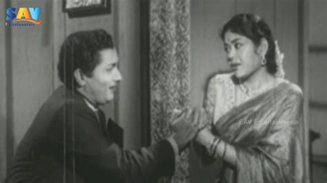 Kanta Rao Krishna Kumari Lovely Scene Aaptha Mithrulu Movie N T