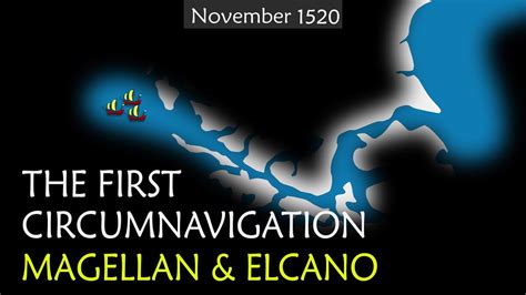 The First Circumnavigation Of The Earth By Magellan And Elcano Summary On A Map