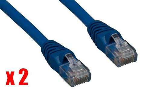 Imbaprice Pack Of Blue Feet Cat E Rj Patch Ethernet Network