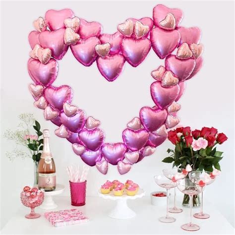 Kit D Arche De Ballons Rose En Forme De Cœur Arche De Ballons Pastel